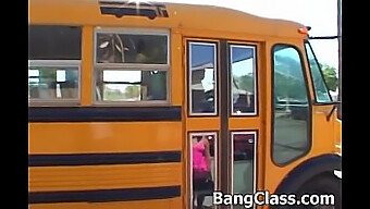 Seorang Sopir Bus Sekolah Dan Seorang Gadis Muda Terlibat Dalam Aktivitas Seksual.