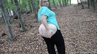 A Voluptuous Teen Enjoys Oral And Vaginal Intimacy With Her Partner In A Woodland Setting