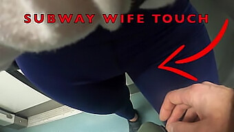 My Wife Allows An Older Stranger To Fondle Her Through Her Spandex Leggings In A Subway Station