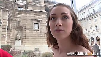 Leyla Bentho Demonstrates Her Oral Prowess In A Public Setting