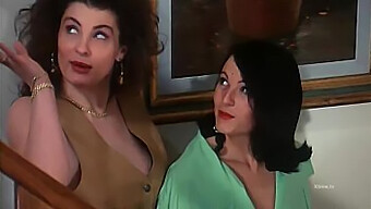 Vampirella Tüzes Előadása Egy Olasz Retro Filmben