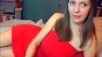 A Webcam Compilation Featuring A Busty Model'S Solo Nude Performances