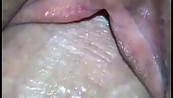 Real 18-Year-Old Teen'S Close-Up Creampie With Shaved Pussy