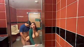 Public Restroom Encounter With Busty Amateur Hailey Rose