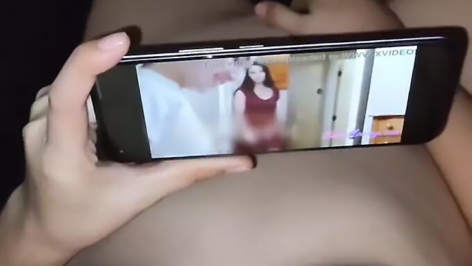 Step Brother Watches Porn With Step Sister And Fucks Her In Dog Style