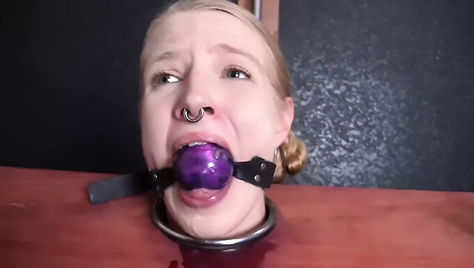 Vibrator Action On Enslaved Submissive