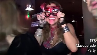 A Masquerade-Themed Gathering Turns Into An Orgy Of Pleasure