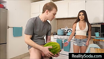 Sis Gets Fucked By Her Bro Instead Of A Melon