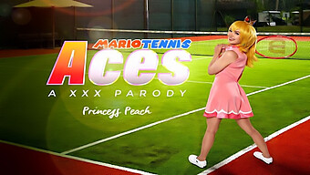 Erlebe Die Erotische Reise Von Lilly Bell, Einer Schlanken Schönheit, Als Sie Die Rolle Der Princess Peach In Einer Heißen Vr Xxx Parodie Übernimmt.