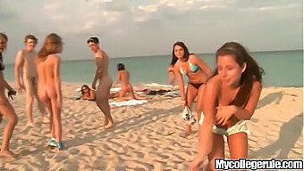 Steamy Beach Dorm Encounter With A College Girl Who Knows How To Suck