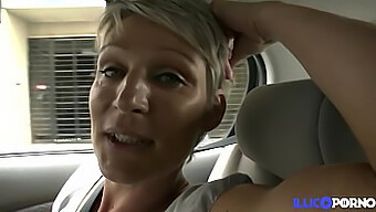 Seductive Soizic Engages In Public Car Sexual Activity