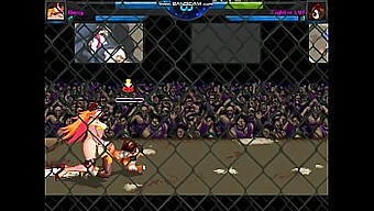 Un Gioco Di Depravazione: Roxy Vs Fighterlv1 In Un Mondo Pixelato