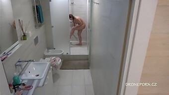 Shower Spying In Explicit European Teen Content