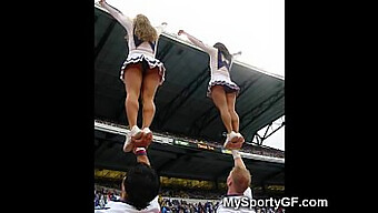 College Cheerleaders Fanget I Kompromitterende Stillinger!