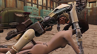 Cartoon Sex With A Mechanized Lover In Fallout 4