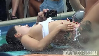 Coed Pool Party With 18-Year-Old Contestants