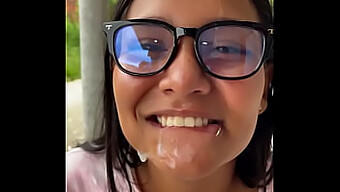 Colombian Woman Gives A Public Blowjob To Her Neighbor And Gets Caught