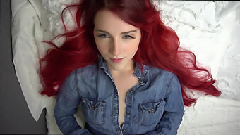 Redhead Teen'S Agonizing Solo Masturbation Session