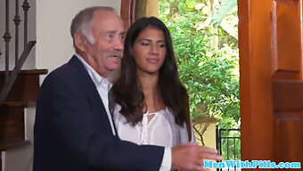 Victoria Valencia Rides An Older Mexican Man'S Cock