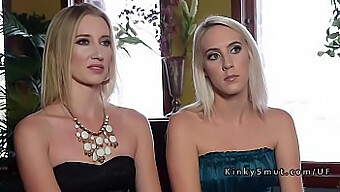 Trois Blondes Excitées S'Engagent Dans Un Trio Anal Intense