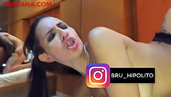 Bruna'S Big Boobs And Pussy Get A Rough Treatment In Hardcore Video