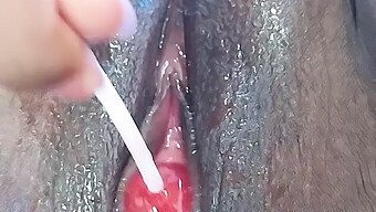 Latina Girl Pleasures Herself With Her Own Vagina