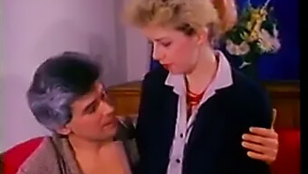 Vintage American Porn With Harry'S Girlfriend In Lingerie And Blonde Hair