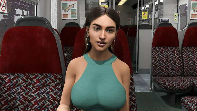 Experience The Thrill Of Watching A Provocative Indian Girl On A Train In This Pov Video