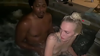 Victoria Gracen'S Hilarious Antics In A Steamy Hot Tub Session With Daddy Panda