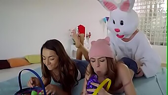 Alex Blake Dan Lily Adams Menikmati Pertemuan Bertema Easter Yang Panas